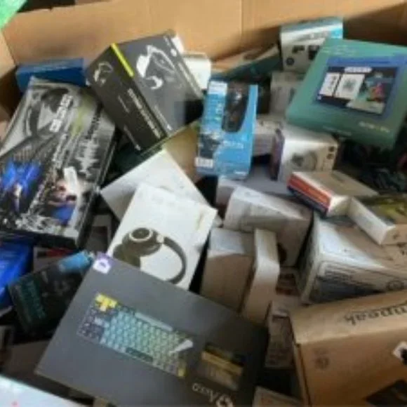 Amazon Overstock Electronics&Accessories Mystery Box 10 Items. Same Day Shipping